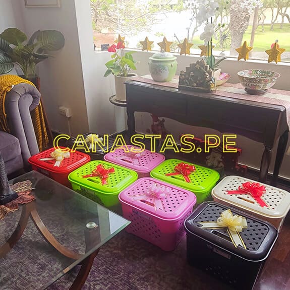 Canastas navideñas en cesto rey nadine