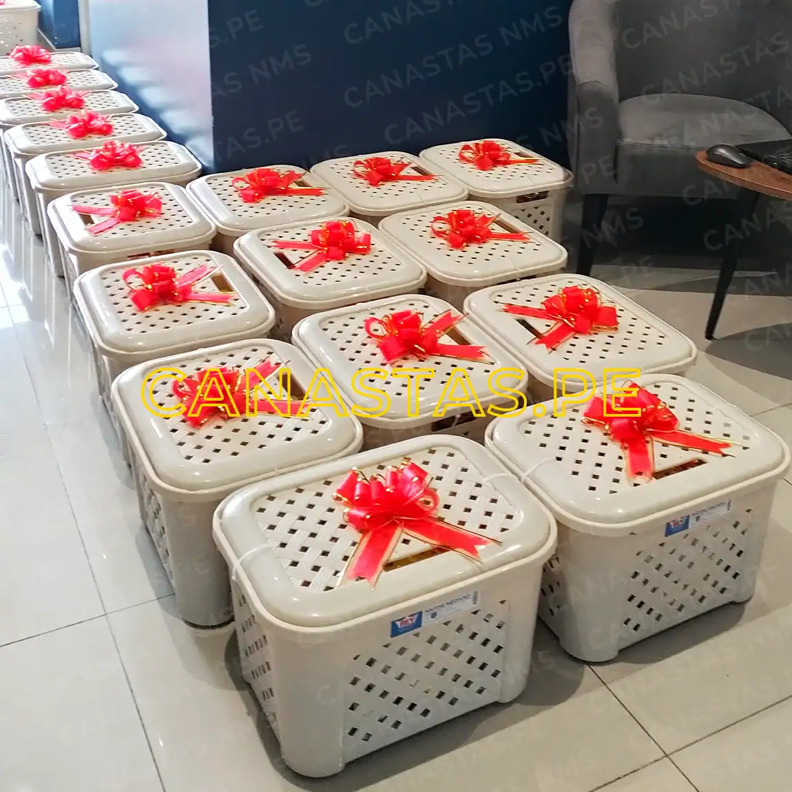 Canasta de navidad para colaboradores y clientes de empresas.