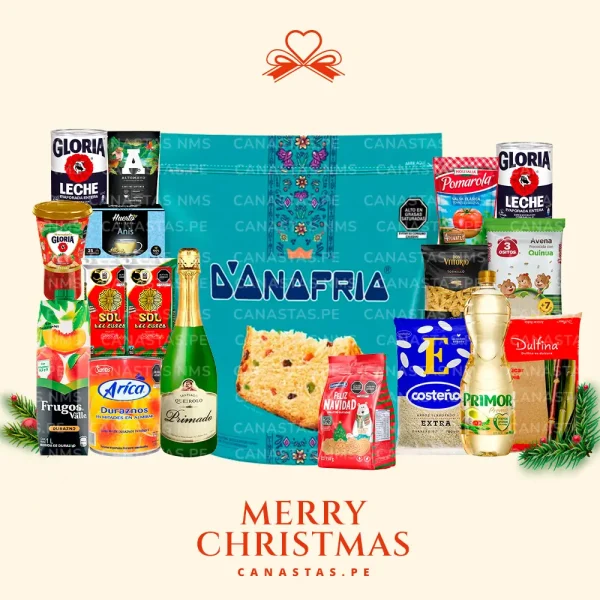 Canasta Navideña 'Alegría de Navidad' 2025, la opción ideal para regalos de empresas en Perú.