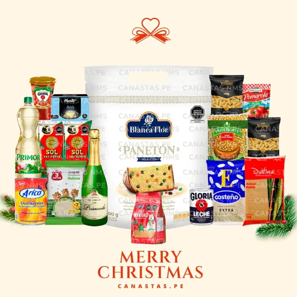 Canasta Navideña 'Blanca Navidad' 2025, la opción ideal para regalos de empresas en Perú.
