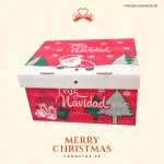 Caja Cartón Navidad