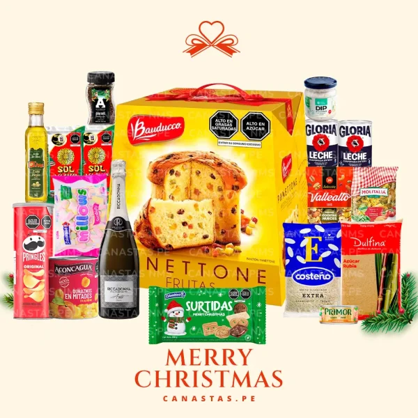 Canasta Navideña 'Celebración' 2025, la opción ideal para regalos de empresas en Perú.